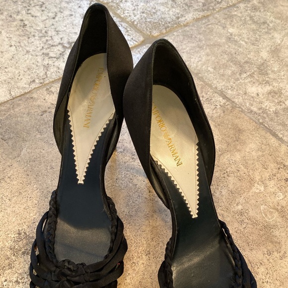 Emporio Armani satin d’orsay heels - Picture 2 of 4